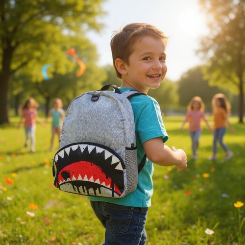 Zaino scuola bambini bocca - bambini,