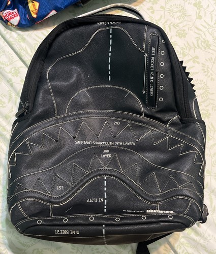 Sprayground shark central - shark, back